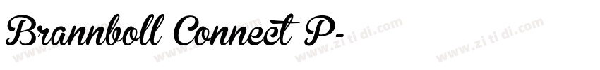 Brannboll Connect P字体转换